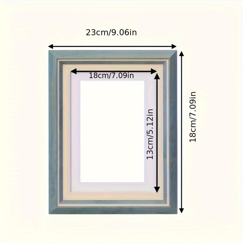 1pc 7-Inch Nordic - Style Minimalist Creative Picture Frame - Ideal for Tabletop Display and Photo Wall Art