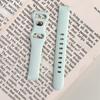 14MM Atmungsaktives Silikon-Uhrenarmband mit Schmetterlingsverschluss Kompatibel mit Garmin Lily / Lily 2