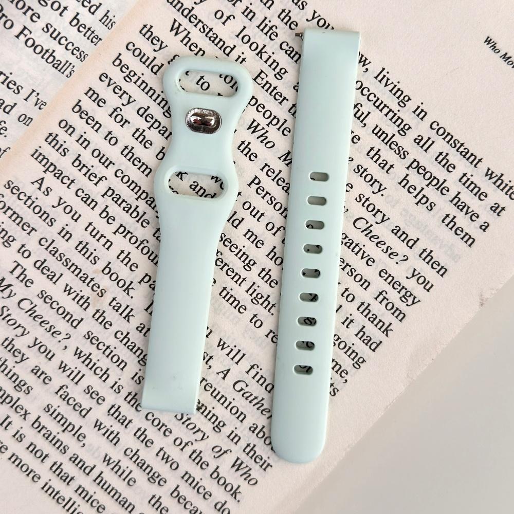 14MM Atmungsaktives Silikon-Uhrenarmband mit Schmetterlingsverschluss Kompatibel mit Garmin Lily / Lily 2