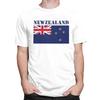 Custom New Zealand Flag T Shirt for Men Pure Cotton Tshirt Casual Tee Tshirt Clothing