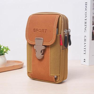 Sac de taille pour téléphone d'extérieur pour homme 6,5" avec passant de ceinture et boucle