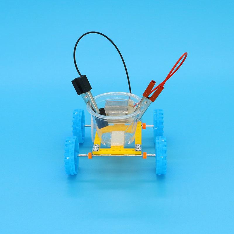 DIY Salt Water-Powered Car Kit: Creative Science Model for Kids' Educational Experiment