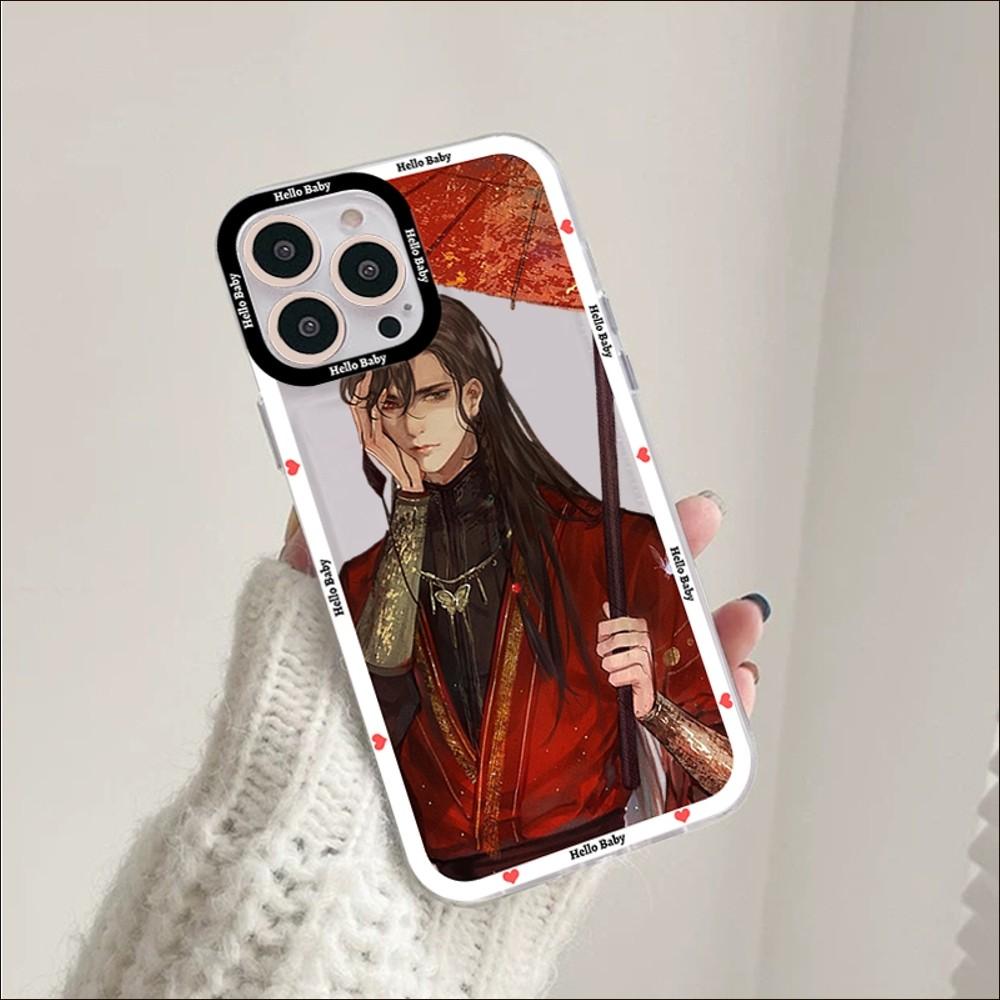 Heaven Official’s Blessing Phone Case For iPhone 11 12 13 14 Mini Pro Max XR X XS TPU Clear Case For 8 7 6 Plus SE 2020