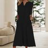 Popular Casual Dress V Neck Anti-pilling Dressing Up