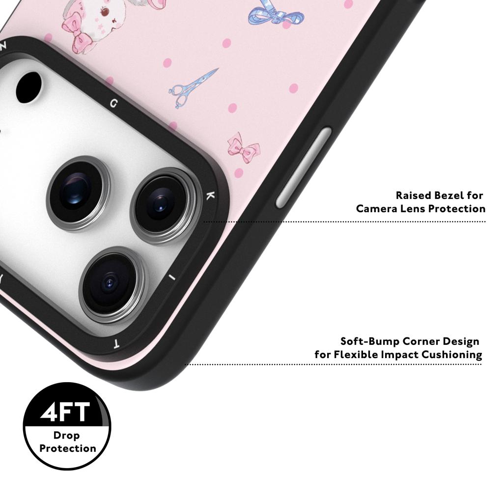 YOUNGKIT Cute Moments Series For iPhone 17 Pro Magnetic Case IMD Shockproof TPU Phone Back Cover