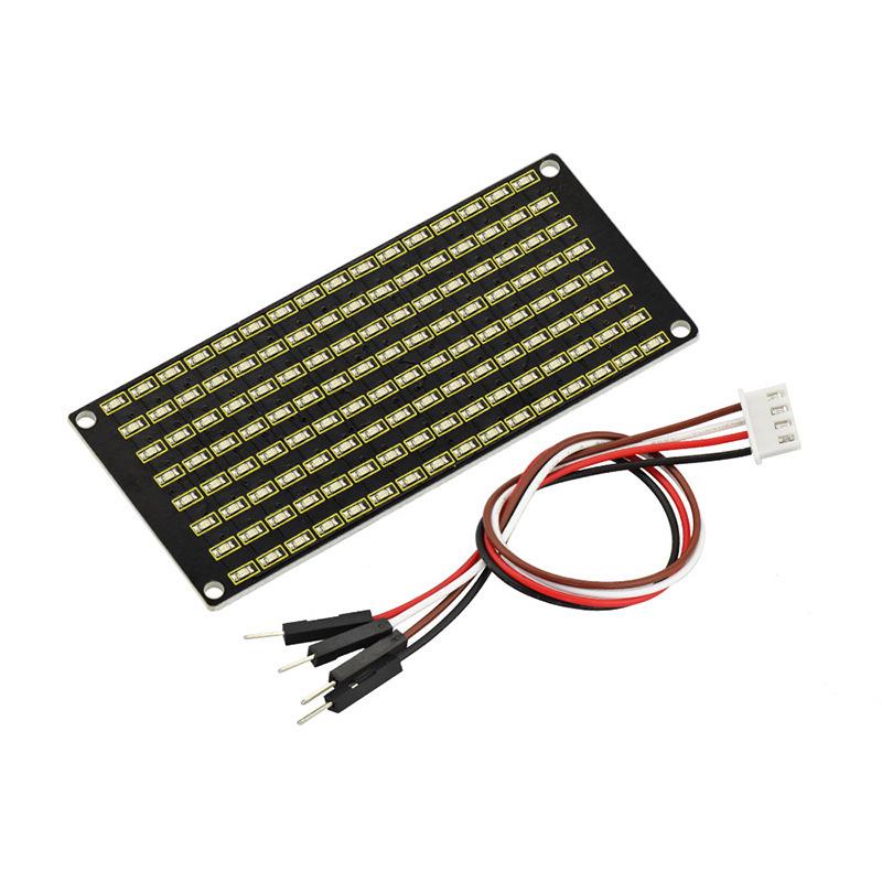 

8x16 LED Matrix Display Module with I2C, 3.3-5V Compatibility