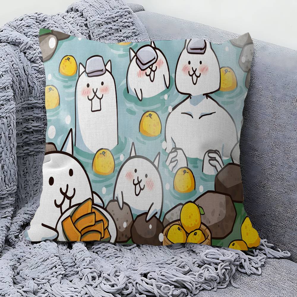 Battle Cats Anime Lucky Dragon pillow cover sofa cushion cover home room decoration children gift