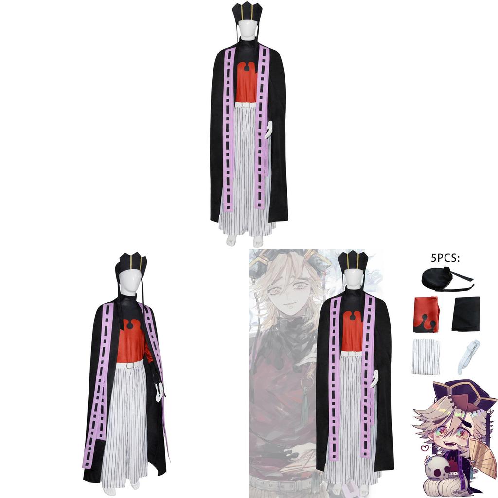 Demon Slayer Douma Zwölf Dämonen Cosplay Outfit Aus Polyester Für Anime-Conventions Und Events