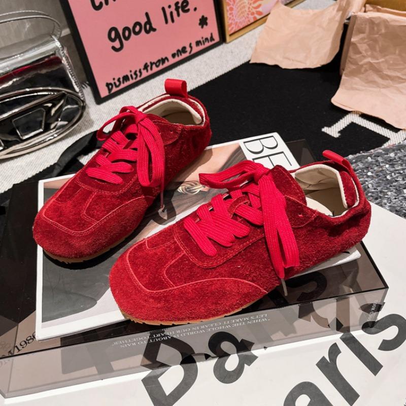 Fashion Flats Sport Shoes Casual Sneakers Woman Summer Loafers 2025 Trend Lace-Up Running Shoes Comfort Hiking Designer Zapatos De Mujer