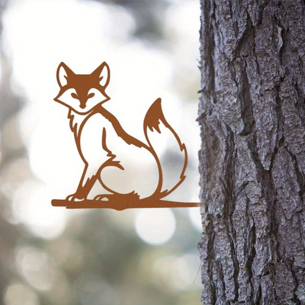 

Metal Animal Silhouette Garden Stake, Unique Shape for Outdoor Decor, Housewarming Gift, 1pc TY3218-04-xiu