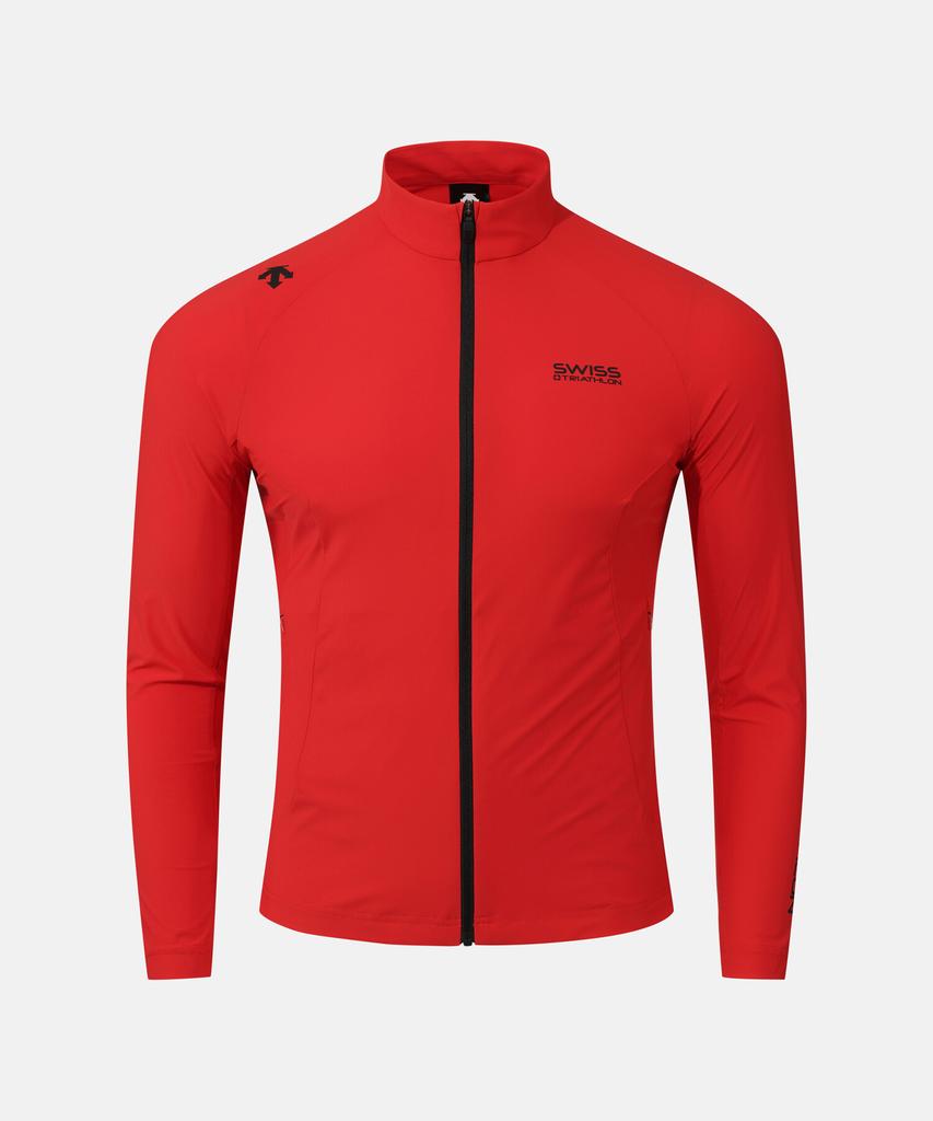 Descente Swiss Triathlon Tricot Training Jacket Red Sr223Ift41 (A Type)