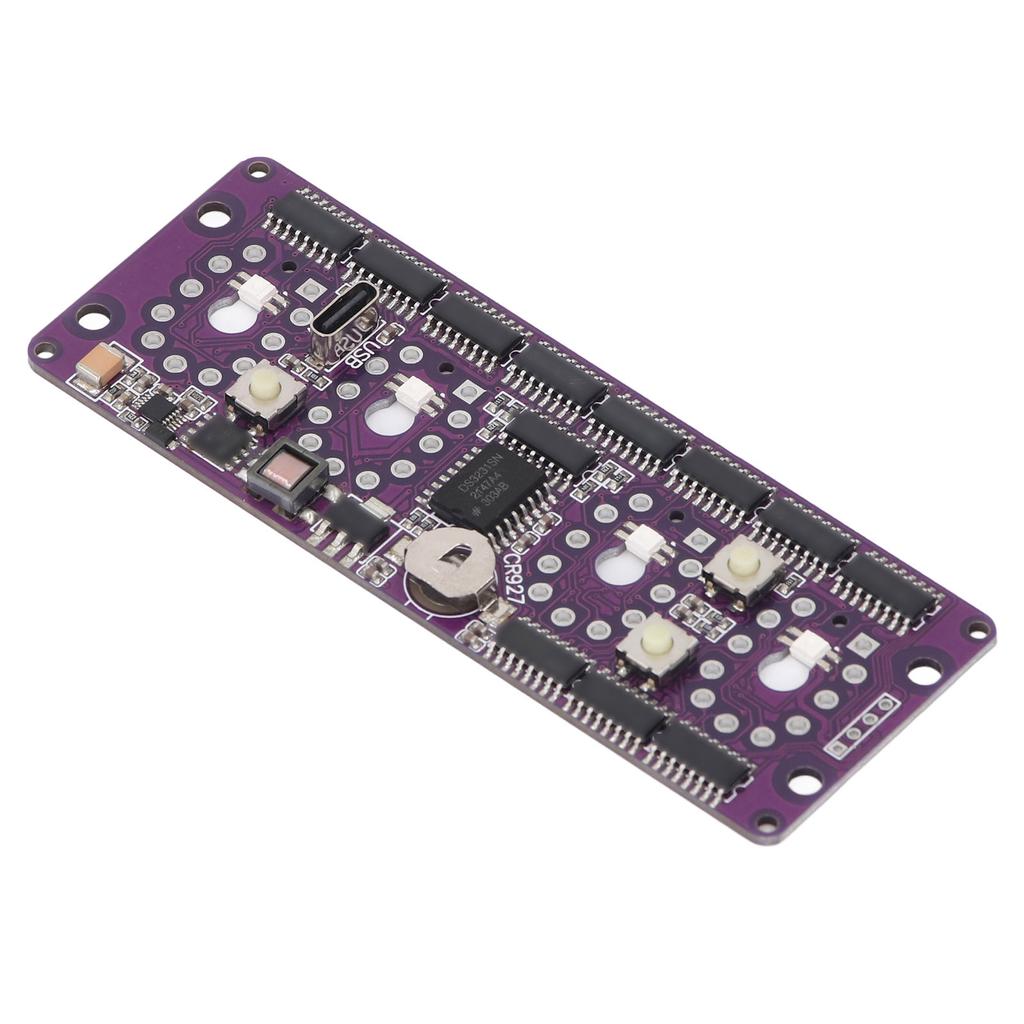 Nixie Tube Clock Circuit Board 12 24 ore Precizie cronometrare Setare ușoară Modulul Nixie Clock