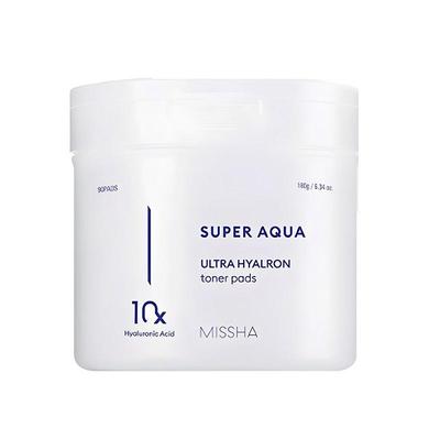 Super Aqua Ultra Hyalron Toner Pad 180g (90 Pads)