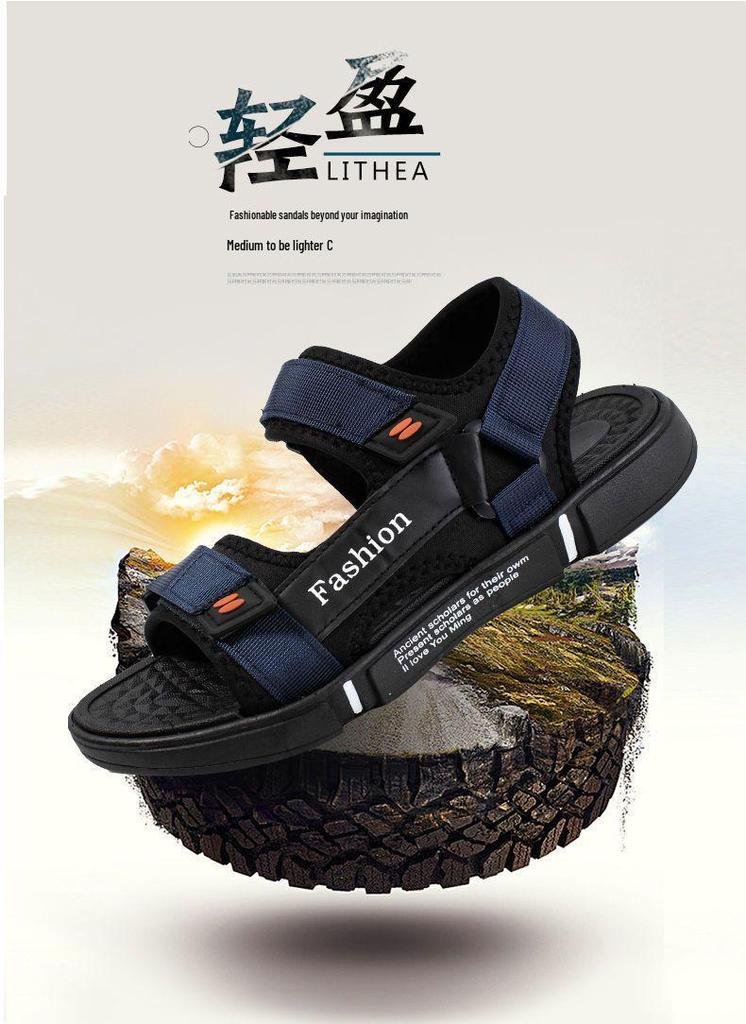 Men's Summer Sandals: Non-slip, Odor-resistant, Outdoor Sports & Driving Footwear for the Beach