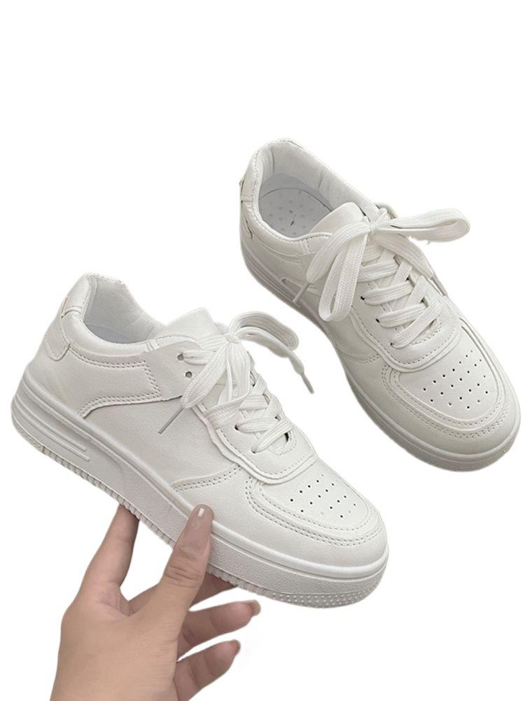 White Little White Shoes Women's Spring and Autumn 2025 New Sports Shoes Versatile Japanese College Style European Goods Casual Board Shoes Students