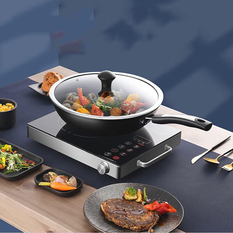 Kangbakh 32cm Fine Iron Non-Coated Flat-Bottom Wok