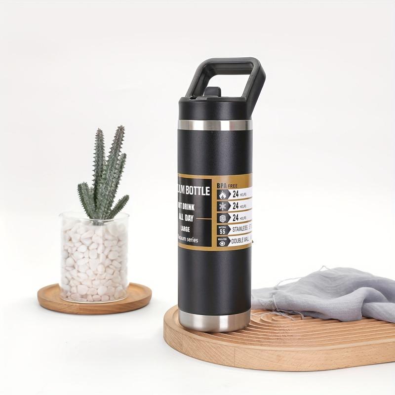 27oz/37oz Thermosflasche Heiß und Kalt Edelstahl Thermoskanne Tragbar Outdoor Camping Reise Auslaufsicher Trinkwasserflaschen