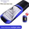 White Duck Down Zero Degree Sleeping Bag for Winter, Outdoor, and Indoor Use