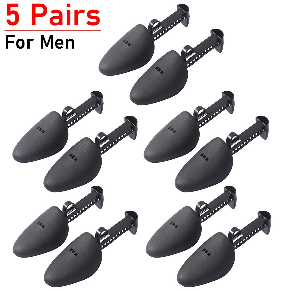 1-5Pair Plastic Shoe Stretcher for Men Women Leather Shoes Adjustable Portable Shoe Tree Stretcher Boots Rack Anti-deformation