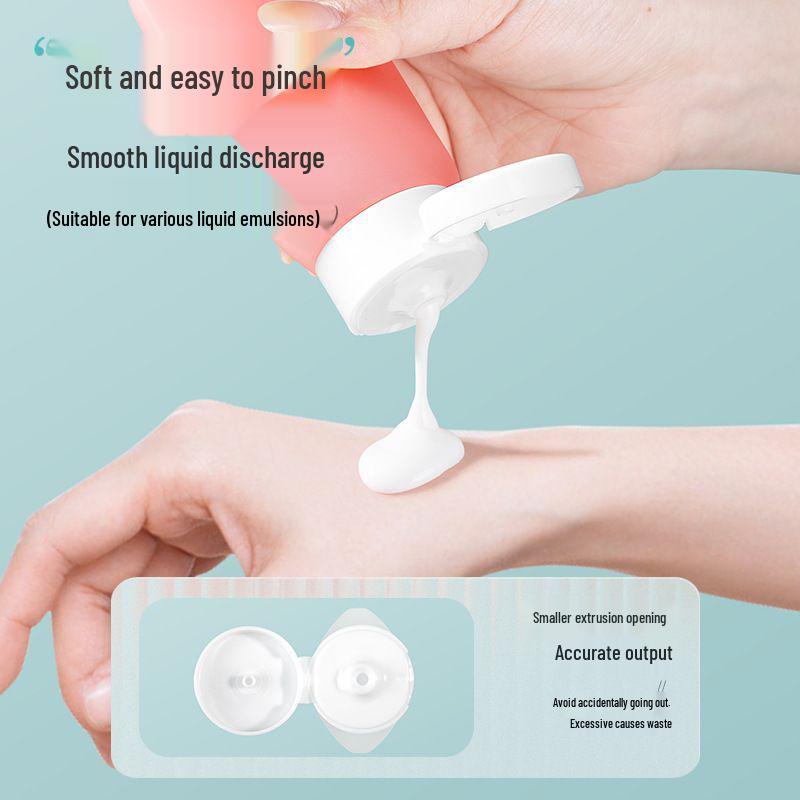 Portable 60ml Travel Dispenser Bottle for Shampoo, Shower Gel, and Facial Cleanser
