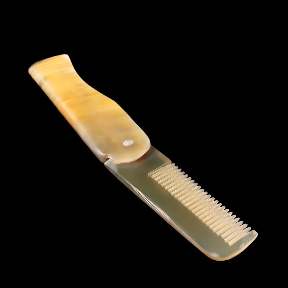 Beauty Tool Hair Styling Tool Portable Foldable Yak Horn Comb Massage Comb Hair Care Tool