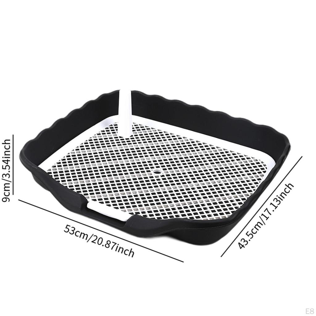 Baie la Baie, Toaletă de Antrenament pentru Câini, Grilaje cu Plasă, Ușor de Curățat, Animale de Companie cu Absorbent