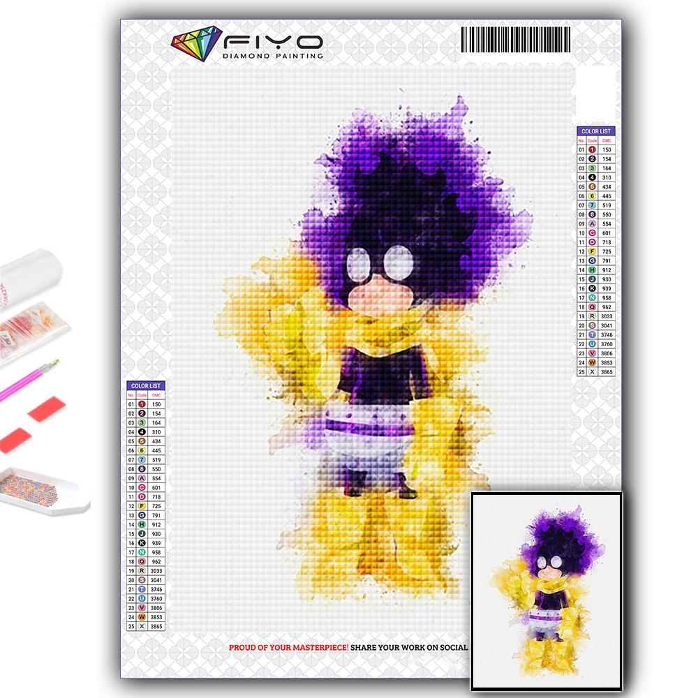 YSCOLOR Diamond Painting 5D Fai Da Te - Kit Completo 30x40 Cm Con Tela Ragazza Anime Giapponese, Diamanti Rotondi E Accessori - Decorazione Casa Regalo