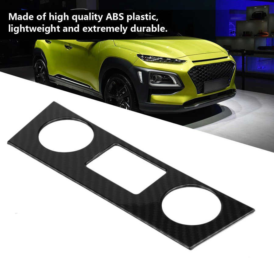 Car Styling Interior Console Air Conditioner Button Cover Trim Decoration for Hyundai Encino Kauai  2017 2018