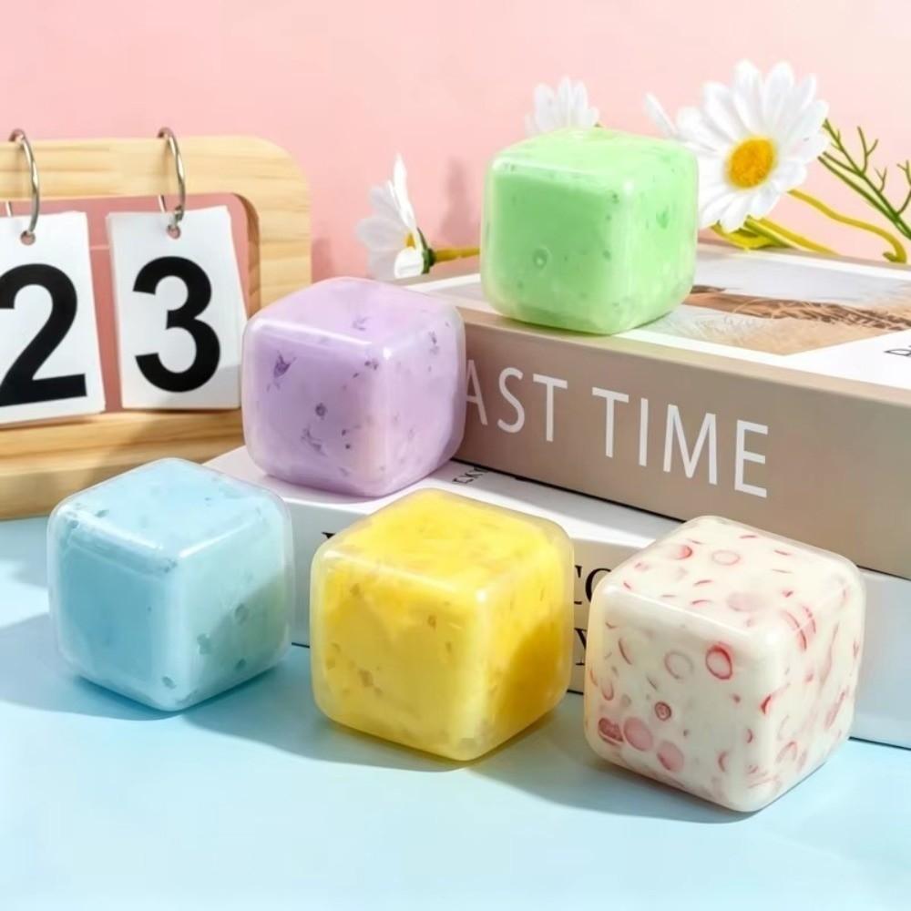 Squeeze Cube Stress Relief Toy Handmade Desktop Decompression Toy For Adults Stress
