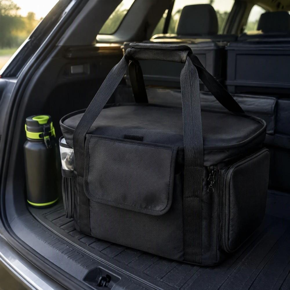 Side Zipper Power Station Case Shoulder Strap Power Station Storage Bag Travel