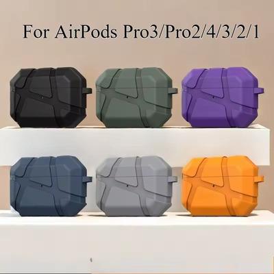 Funda For AirPods Pro 3 2025 Case Soft TPU Headphone Cover For AirPods Pro 2 2nd Pro2 4 3 2 1 Gen Protective Cases With Hook