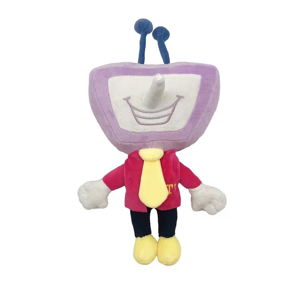 

New Cartoon Figure Tv Dolls Deltarune Spamton Tenna Plush Toys Delta Rune Plush Kris Tenna Delta Rune Toys Fans Christmas Gifts (As shown-13997)-