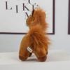 Horse Keychain Plush Bag Charm Cute Brown Pony Kawaii Gifts For Christmas  Year Accessories Stuffed Animal Pendant