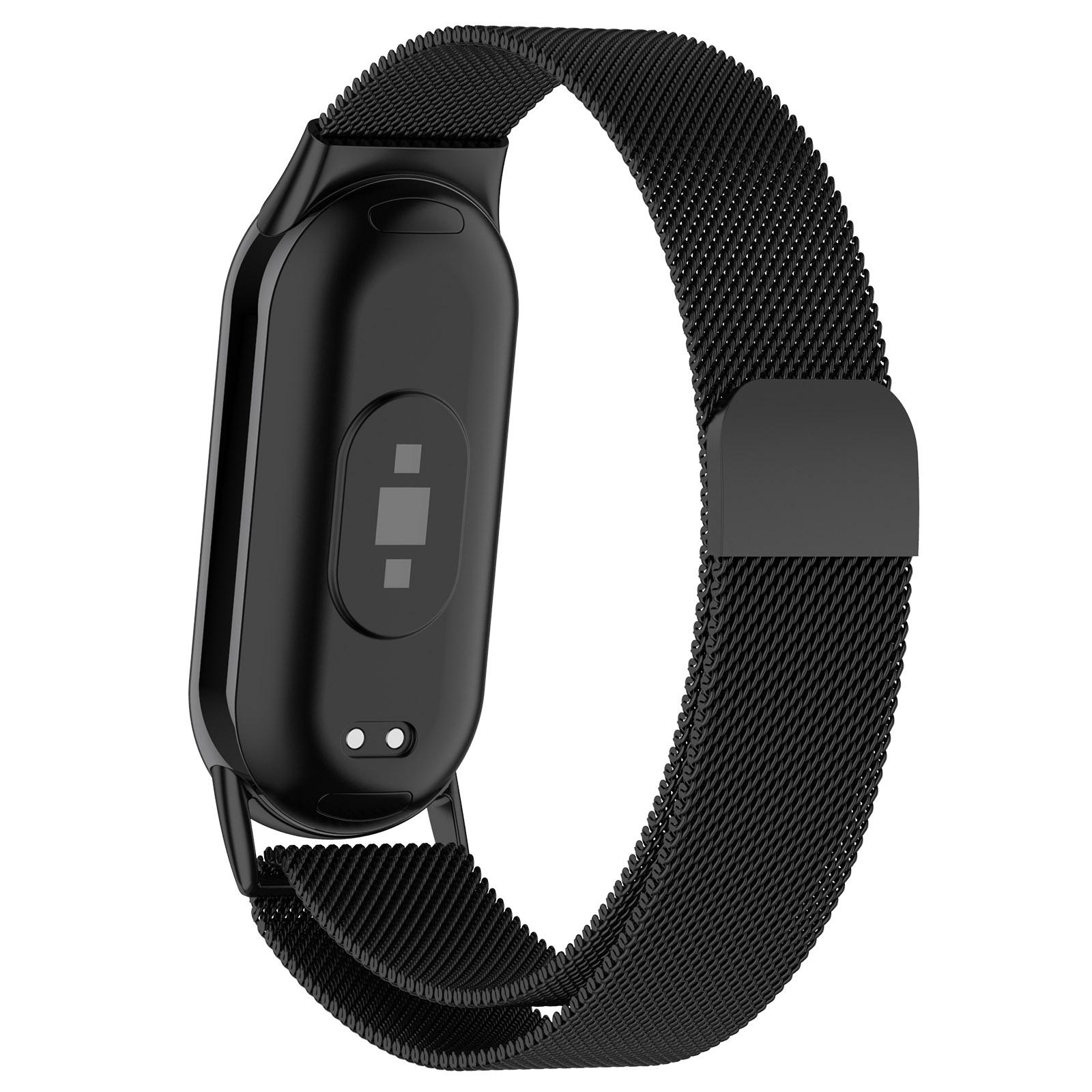 

Для Xiaomi Smart Band 8/8 NFC/9 NFC/9 Металлический ремешок для часов Миланский стиль Наручный ремешок Black