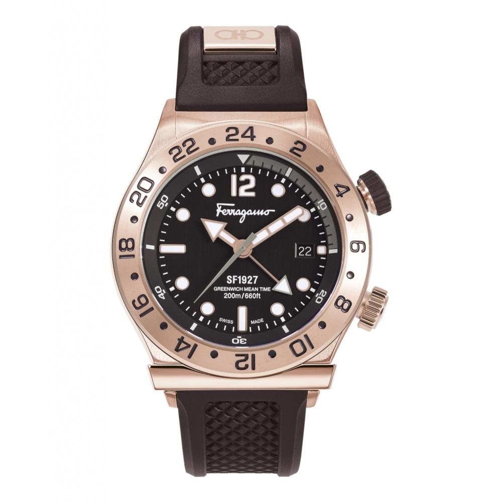 

Salvatore Ferragamo Ferragamo 1927 Silicone Watch ip rose gold