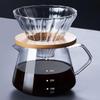 Glass Pour Over Coffee Drip Set with Scale for Cold Brew & Americano