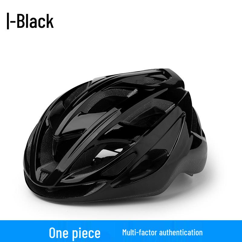 One-Piece Adjustable Adult Bicycle Helmet for Men & Women - Road Bike Anti-Collision Safety