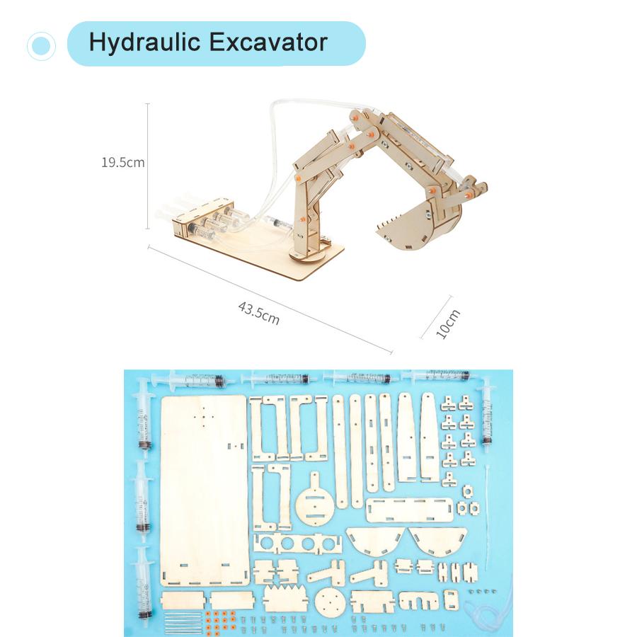 DIY Handmade Small Production Hydraulic Technology Physical Model Science Toy Experiment Educational Toy Project for School Kid