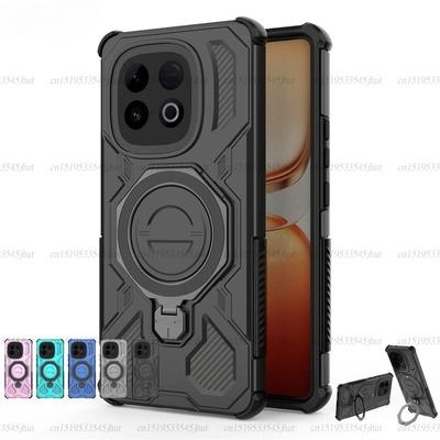 Magnetic Wireless Charge Cover For Vivo iQOO Z10 Turbo Plus Phone Holder Case iQOO Z10 Turbo Cover Vivo iQOO Z10 Turbo Plus Case