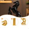 Horse Statue Decorative Elegant Desktop Decoration Animal Ornament Figurine Resin Sculpture