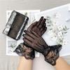 Wedding Uv-proof Driving Sexy Lace Gloves Mesh Fishnet Gloves Full Finger Gloves Bride Mittens