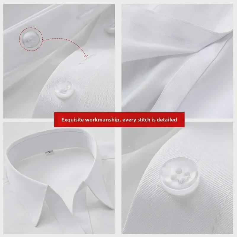 Cămașă Profesională cu Mânecă Lungă Albă pentru Femei - Primăvară/Toamnă Stil Coreean Croială Slim Top Formal