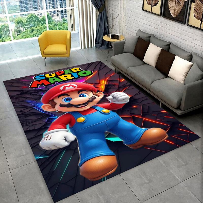 

Cartoon M-Mario Bros Game Carpet Rug for Playroom Bedroom Living Room Sofa Home Decor,kids Area Rug Non-slip Floor Mat Gift 40x60cm