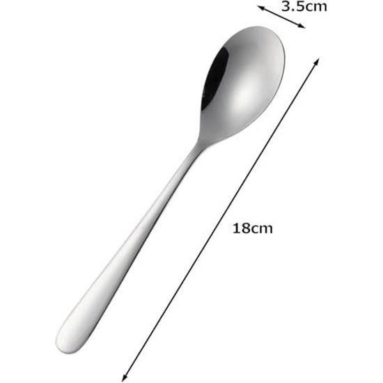 Naga Tsubame Sanjo Smooth Texture Curry Spoon 18cm Stainless Steel Made Japan #4400