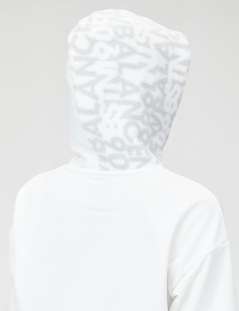 Golf Sweat Parka ZEBRA Heat 0 [New Balance] (Cardboard Knit/ACCENTIAL WARM Retention/Stretch) / Women's / 012-2262501 030_White [S]