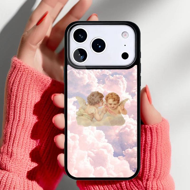 Baby Angels Phone Case for iPhone 17 16 15 14 13 Pro Max Back Cover for 12 11 Pro Coque