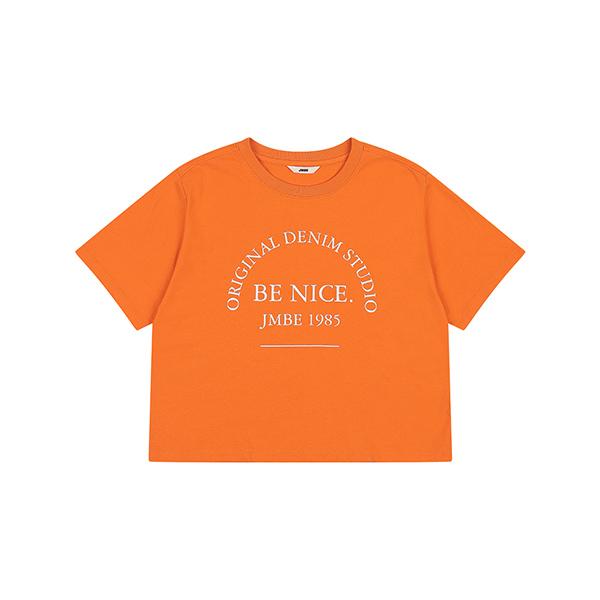 JAMBANGEE Women'S) Vivid Color Crop Short Sleeve T-Shirt