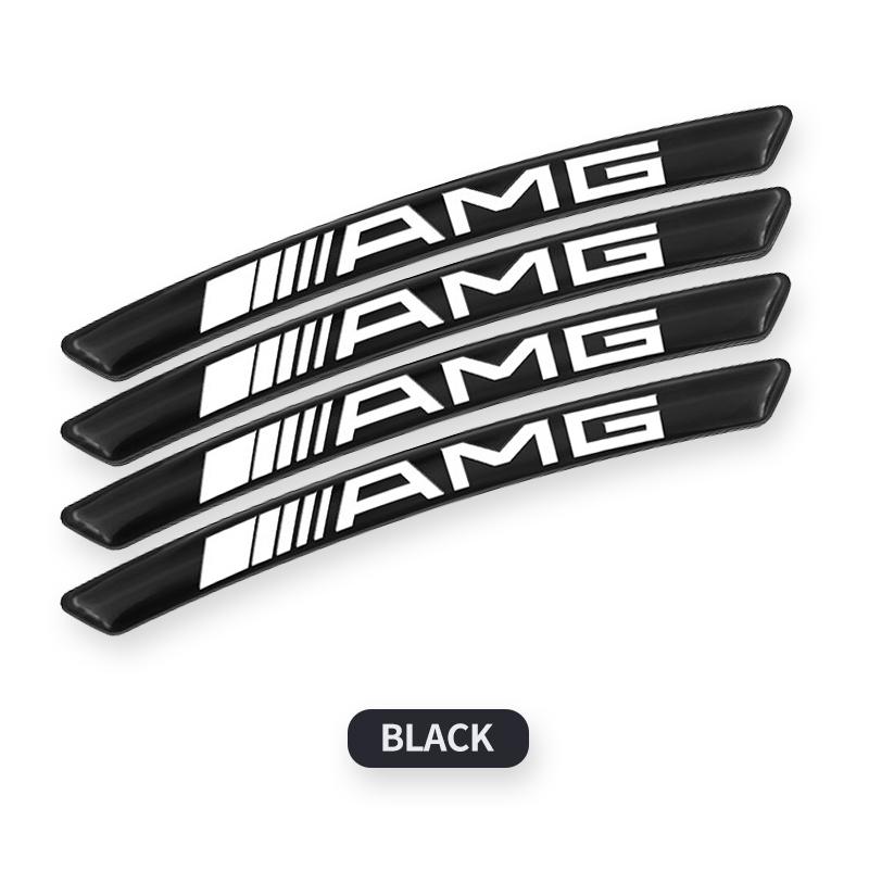 4Pcs Car Wheel Badge Sticker Emblem Decoration for Mercedes benz W124 W205 W211 W203 W204 W168 CLA CLK CLS GLA GLC C180