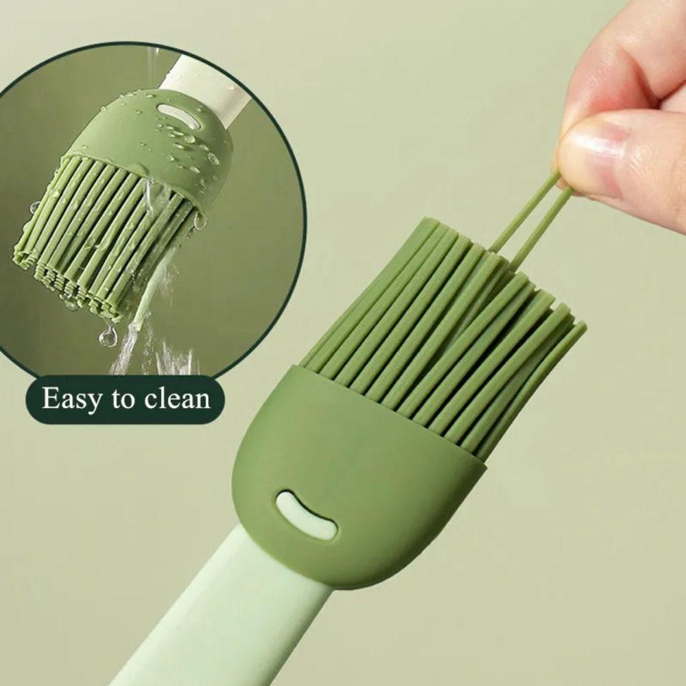 Food Grade Oil Brush Silicone Camping Accessories Durable Kitchen Cooking Tool