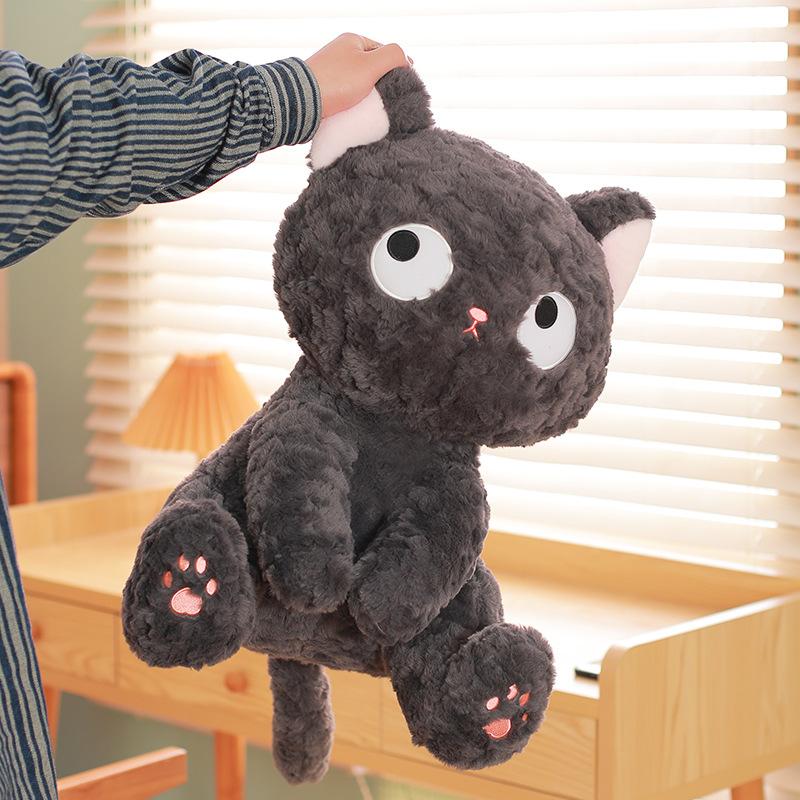 Yeni Sevimli Sevimli Küçük Siyah Kedi Bebek Peluş Oyuncak Kedi Bebek Kız Doğum Günü Hediyesi